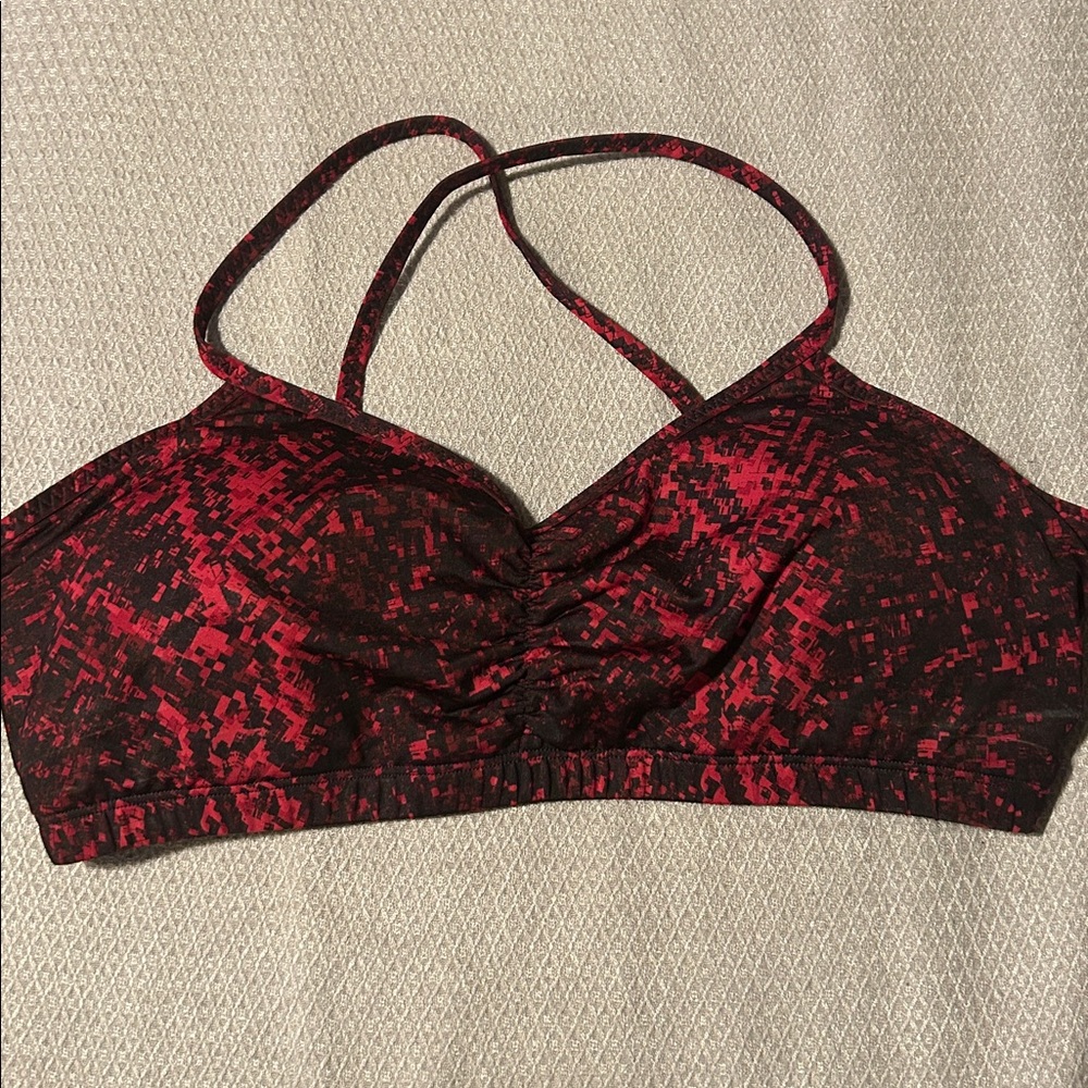 Handful Adjustable Sports Bra Size L- confetti